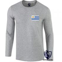 camiseta manga longa Infantil até Plus size Uruguai america