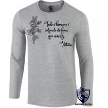 camiseta manga longa Infantil até Plus size Voltaire bem que não fez