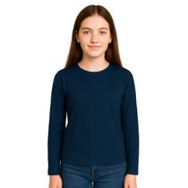 Camiseta Manga Longa Infantil e Juvenil Menina Kyly