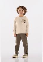 Camiseta Manga Longa Infantil em Meia Malha Up Baby