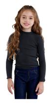 Camiseta Manga Longa Infantil Inverno Menina Blusa Escolar