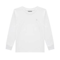 Camiseta Manga Longa Infantil Menino Branca Onda Marinha Camiseta Manga Longa Infantil Menino Branca Onda Marinha