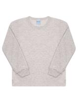 Camiseta Manga Longa Infanto Juvenil Masculina Algodão