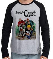 Camiseta Manga Longa Jonny Quest selva Camiseta Manga Longa Jonny Quest selva