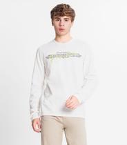 Camiseta Manga Longa Juvenil Em Meia Malha Minty Bege Camiseta Manga Longa Juvenil Em Meia Malha Minty Bege