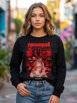 Camiseta Manga Longa Katseye Animal - Premium Tamanho:10Cor:Preto Camiseta Manga Longa Katseye Animal - Premium Tamanho:10Cor:Preto