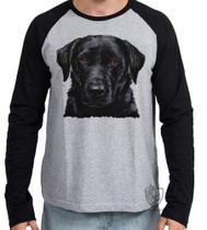 Camiseta Manga Longa Labrador Preto