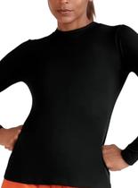 Camiseta Manga Longa Lupo Sport 77028-003 Feminina Repelente UV 50+ Poliamida T. P/XG