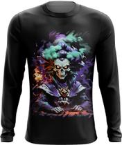 Camiseta Manga Longa Mago da Morte Trevas Magia 11 - Kasubeck Store