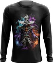 Camiseta Manga Longa Mago das Trevas Poder Magia 4