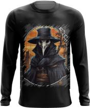 Camiseta Manga Longa Máscara da Peste Negra 7