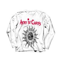 Camiseta Manga Longa Masculina Alice In Chains Grunge