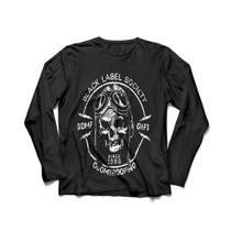 Camiseta Manga Longa Masculina Black Label Society