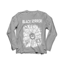 Camiseta Manga Longa Masculina Black Mirror
