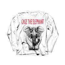 Camiseta Manga Longa Masculina Cage The Elephant