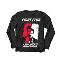 Camiseta Manga Longa Masculina Clube da Luta Cinema