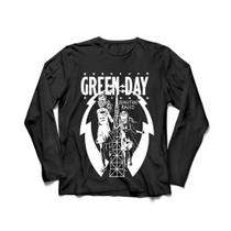 Camiseta Manga Longa Masculina Green Day 1 Camiseta Manga Longa Masculina Green Day 1