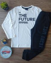 Camiseta Manga Longa Masculina Intantil NR 08