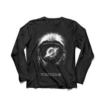 Camiseta Manga Longa Masculina Interstellar Cinema