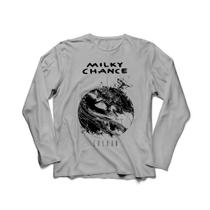 Camiseta Manga Longa Masculina Milky Chance Cocoon