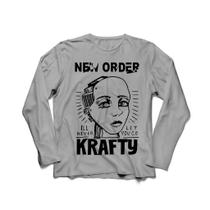 Camiseta Manga Longa Masculina New Order