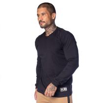 Camiseta Manga Longa Masculina Over Surf Preta Camiseta Manga Longa Masculina Over Surf Preta