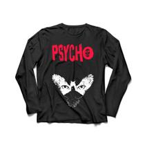 Camiseta Manga Longa Masculina Psicose Cinema