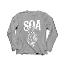 Camiseta Manga Longa Masculina Sons Of Anarchy 2