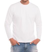 Camiseta Manga Longa Masculino 100% Algodão C15 - Wooks