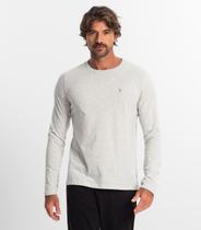 Camiseta Manga Longa Meia Malha Diametro Cinza Camiseta Manga Longa Meia Malha Diametro Cinza