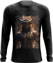 Camiseta Manga Longa Minotauro Criatura Fera Mitologia 5