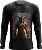 Camiseta Manga Longa Minotauro Criatura Fera Mitologia 6