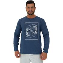 Camiseta Manga Longa Moletinho MXD Conceito Às Indígena
