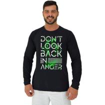 Camiseta Manga Longa Moletinho MXD Conceito Don't Look Back