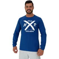 Camiseta Manga Longa Moletinho MXD Conceito Style Exclusive Camiseta Manga Longa Moletinho MXD Conceito Style Exclusive