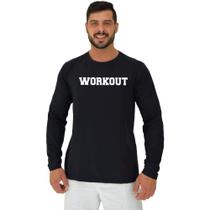 Camiseta Manga Longa Moletinho MXD Conceito Workout