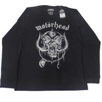Camiseta Manga Longa Motorhead*/ Logo Btml 197 Camiseta Manga Longa Motorhead*/ Logo Btml 197