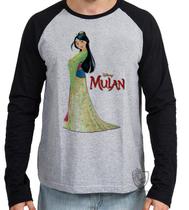 Camiseta Manga Longa Mulan vestido