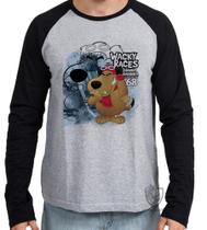 Camiseta Manga Longa Mutley azul