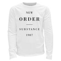 Camiseta manga longa - New Order - Substance - 1987