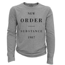 Camiseta manga longa - New Order - Substance - 1987 Camiseta manga longa - New Order - Substance - 1987