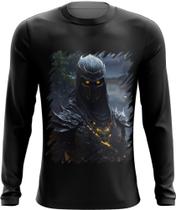 Camiseta Manga Longa Ninja Espectral Trevas Japão Era Edo 3