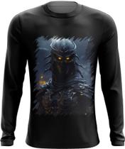 Camiseta Manga Longa Ninja Espectral Trevas Japão Era Edo 5