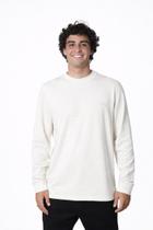 Camiseta Manga Longa Oceano Moletinho Linho 85654 Cor:BegeTamanho:G Camiseta Manga Longa Oceano Moletinho Linho 85654 Cor:BegeTamanho:G