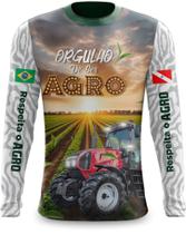 Camiseta Manga Longa Orgulho de Ser Agro plantação - Fabriqueta