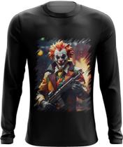 Camiseta Manga Longa Palhaço Quebrada Morro Clown Slum 3