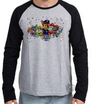 Camiseta Manga Longa Patrulha Canina todos Camiseta Manga Longa Patrulha Canina todos