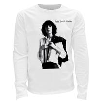 Camiseta manga longa - Patti Smith - Horses. - DASANTIGAS