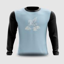 Camiseta Manga Longa Pegasus Majestoso nas Nuvens