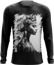 Camiseta Manga Longa Pesca Rainha da Floresta Nórdica 4